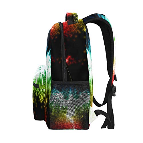 School Backpack Fireworks Phoenix Bookbag For Boys Girls Elementary School Casual Travel Bag Computer Laptop Daypack #TOP3