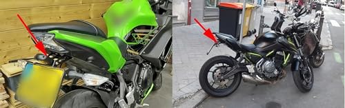 Support de plaque d'immatriculation pour Ninja 650 et Z650 2017-2020