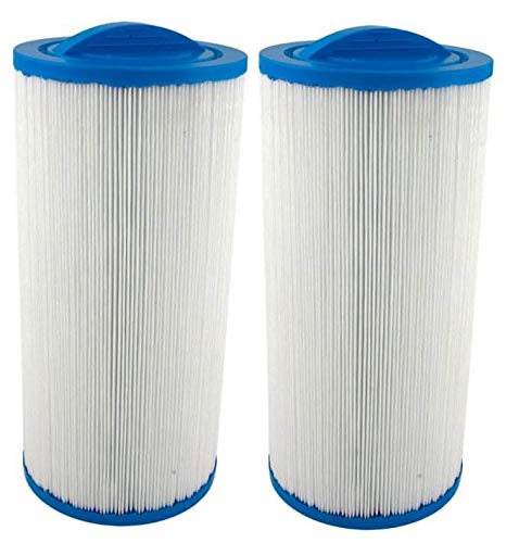 Unicel 4CH-24 25 Square Foot Media Replacement Top Load Hot Tub Spa Filter Cartridge with 173 Pleats (2 Pack)