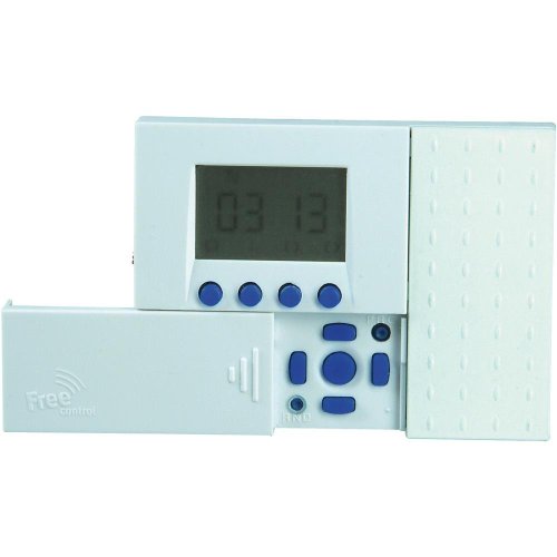 Preisvergleich Produktbild Funkzeitschaltuhr, AP, arktis-weiß, KOPP Free Control