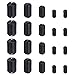 Produktbild KBNIAN 20 Stück Ferrite Ring Ferritfilter Clip Schwarz Entstörfilter Ferritkerne RFI EMI Noise Suppressor Kabel Clip - 3mm 5mm 7mm 9mm 13mm (Innendurchmesser)