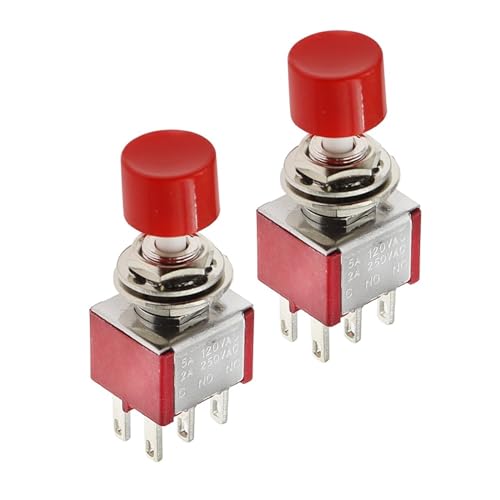 Interruptor momentáneo de 6 pines PS-202 para proyectos electrónicos