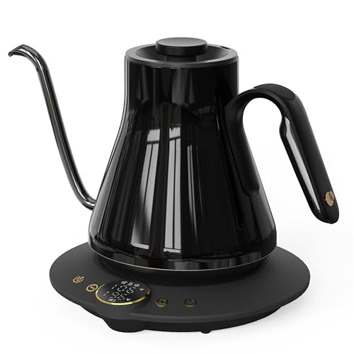 Cocinare Gooseneck Electric Kettle 0.9L with Precision Temperature Control