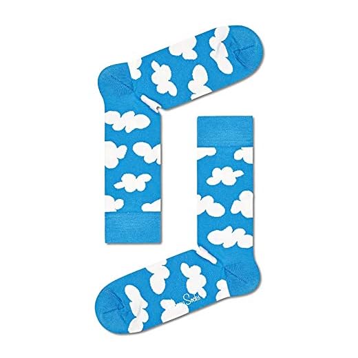Happy Socks Unisex Cloudy Crew Sock, 41-46