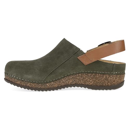 Image of Dansko Merrin Sling-Back Mule Clog for Women-Dual-Density Cork /EVA Midsole and Lightweight Rubber Outsole Provide Durable and Comfortable Ride
