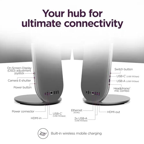 Image of Lenovo Yoga AIO Desktop Copilot 27 inch QHD IPS 120Hz W /Lift, Rotate, & Swivel | 16-core Intel Ultra 7-255H, 16GB LPDDR5X, 4TB SSD, Intel Arc GPU, WiFi 7, BT 5.4, 5MP IR Webcam, Win 11 Home W /KB & Mouse