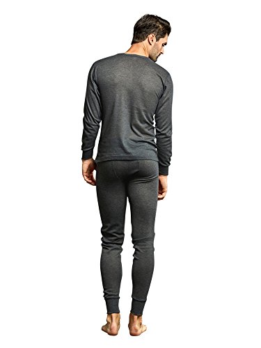 Luxury Divas Men's Thermal Crew Neck Top & Bottoms Long Johns Underwear Set2