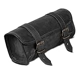 Werkzeugrolle Leder für Harley Davidson Dyna Wide Glide LR3 schwarz