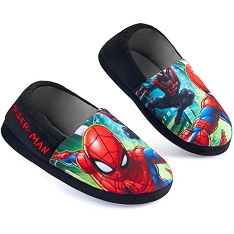 Marvel Spiderman Boys Slippers, Comfortable and Fun Cover