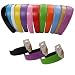 Bright Faux Leather Hard HeadBands- 12 Pack