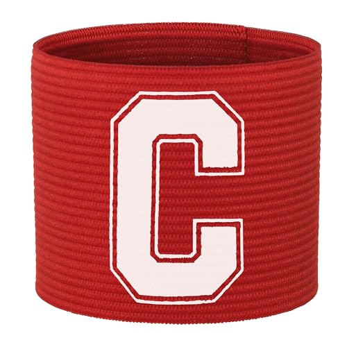 55 Sport Football Adult & Junior Captain's Armband - Adult - Red