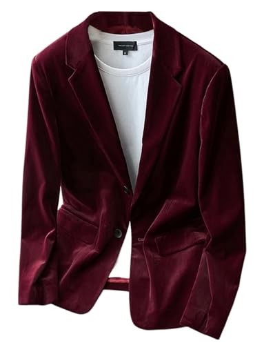 Blazer en velours homme idéal pour un look chic décontracté en soirée