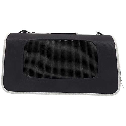 Bolsa dobrável respirável para gatos de estimação (tamanho grande preto)