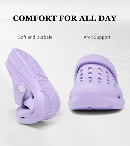 Image of Kids Girls Boys Clogs Garden Shoes Toddler Slip on Sandals Children Water Shower Beach Pool Slippers