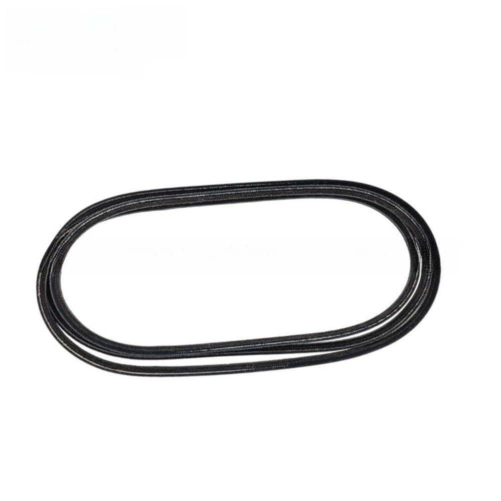 Courroie de transmission compatible avec John Deere L100 L110 L120 L130 G110 LA105 LA115 LA125 LA135 X110 X120 X140, remplacement OEM pour tracteur de pelouse M155885, noir, pièce unique