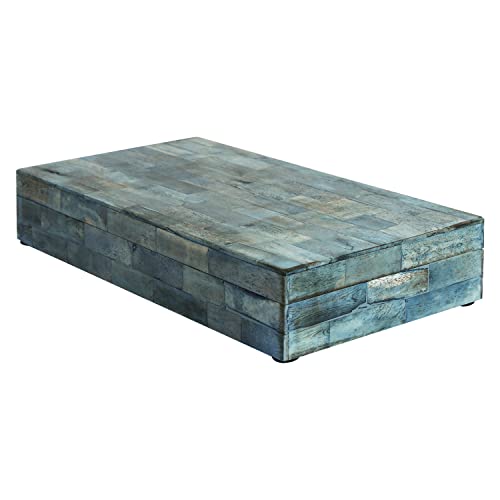 Image of Handicrafts Home Verdigris Collection, Storage Organizer Decorative Box Multipurpose Gift - Verdigris 12x6x2 inch
