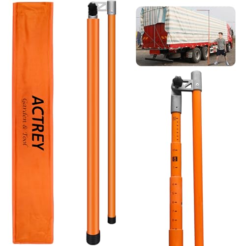 Height Stick for Trucks,15FT Load Height Measuring Stick,Fiberglass Truck Height Stick with Adjustable Pole,Height Stick for Trucks Height Measuring Stick,Car Haulers by ACTREY - Used condition - US$76.22