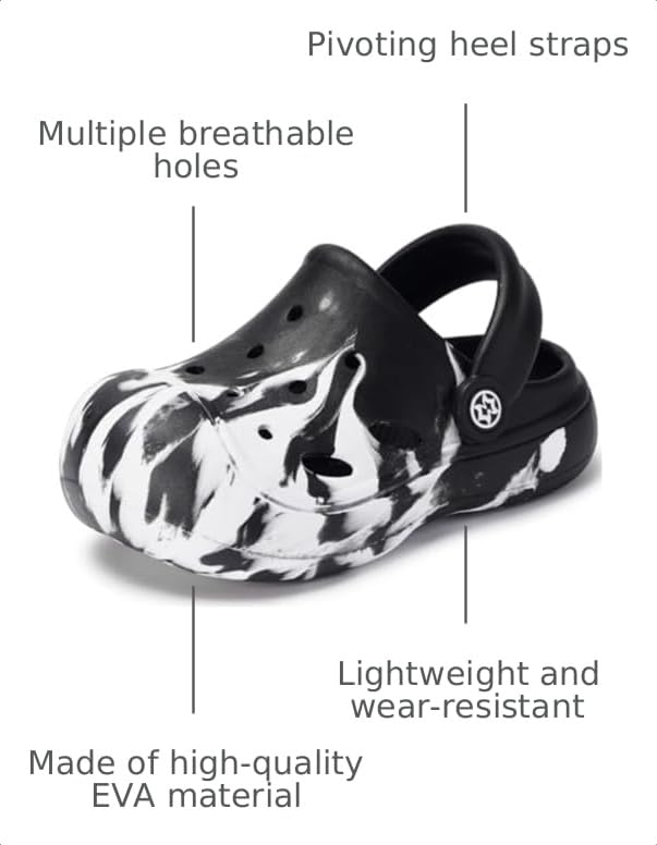 Image of KVbabby Toddler Kids Clogs for Boys Girls