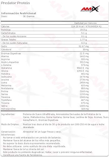 AMIX Predator Protein 4 KG Chocolate + Amix Detonatrol 30 Capsulas + Batidor Nutrifitness 600 ml