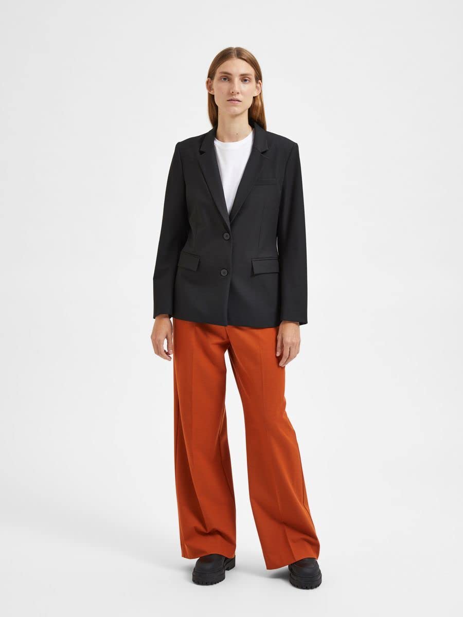 Selected Femme Damen Slfeliana Ls Blazer B Noos Blazer (1er Pack)