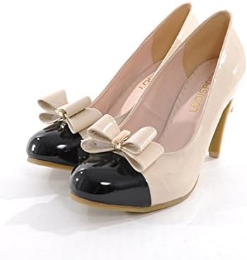 Amazon ロディスポット Lodispotto バイカラーエナメルパンプス アイボリー M シューズ バッグ