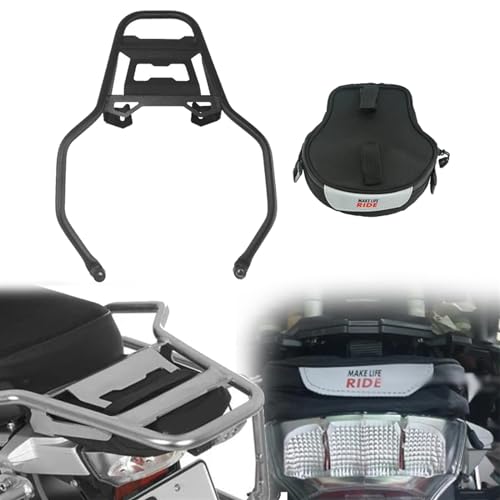 Support porte-bagages arrière moto anti-vibration en inox pour BMW R1200GS