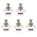 Produktbild 5 Stück Push Button Catch Door Lock Verriegelung Keyless-Schrank Lock Catch Schrankknopf Lock für Pferdeanhänger Camper weiß