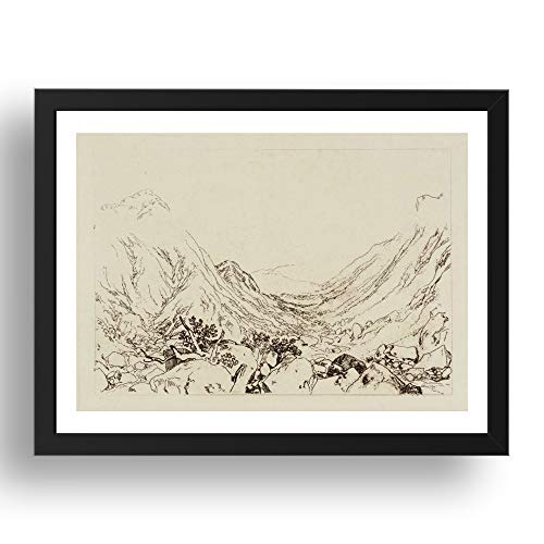 Tableau Turner Ben Arthur Écosse 1819 décoration murale A1 - 2