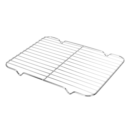 Mipcase ステンレス製控油網餐盆 油切りトレイ 揚げ物用調理ツール フライプレート キッチン用ノンスティックオイルドレイニングラック