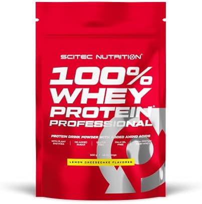 Scitec Nutrition 100% Whey Protein Professional, Zawiera dodatkowe aminokwasy i enzymy trawienneó, bez glutenu, 2.35 kg, Słony Karmel
