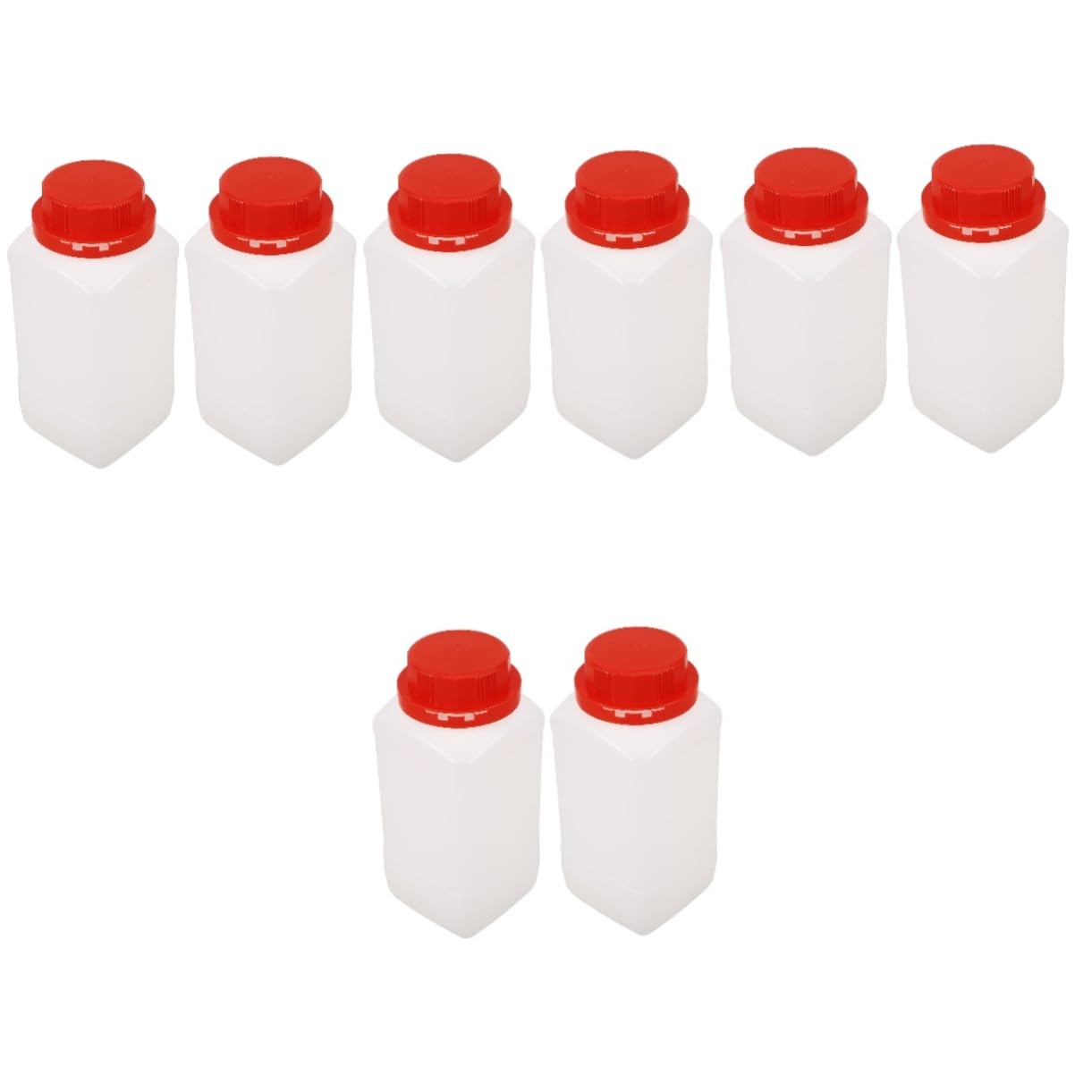 GLEAVI 8stücke Chemikalienflasche Leere Pe Flasche Für Laborproben Auslaufsicherer Kunststoffbehälter Mit Sicherem Verschluss Und Stilvollem Design Für Vielseitige Anwendungen