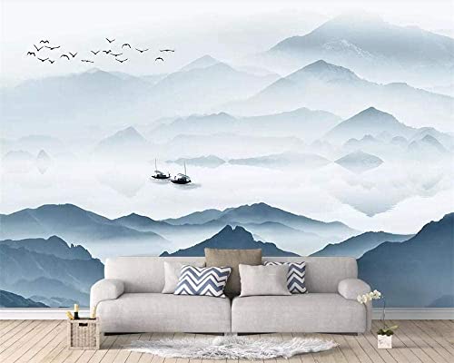 Papier peint mural 3D estampe japonaise grand format au rendu artistique haut de gamme