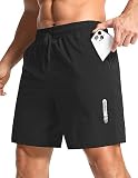 Aolesy Men's Workout Running Shorts 7 Inch Gym Athletic Shorts Quick Dry Lightweight Hiking Sport Sh