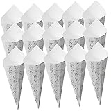 Ipetboom 50 Piezas Conos con Notas Musicales para y Confeti de Unidades para Bodas y Decoraciones de Jardín Diseño Único y Fácil de Usar