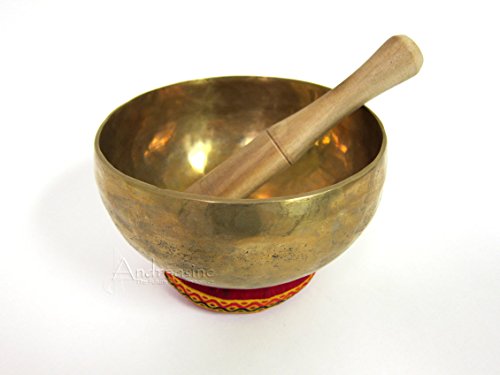 DOBANI Singing Bowl, Plain, 6.5-Inch Cover