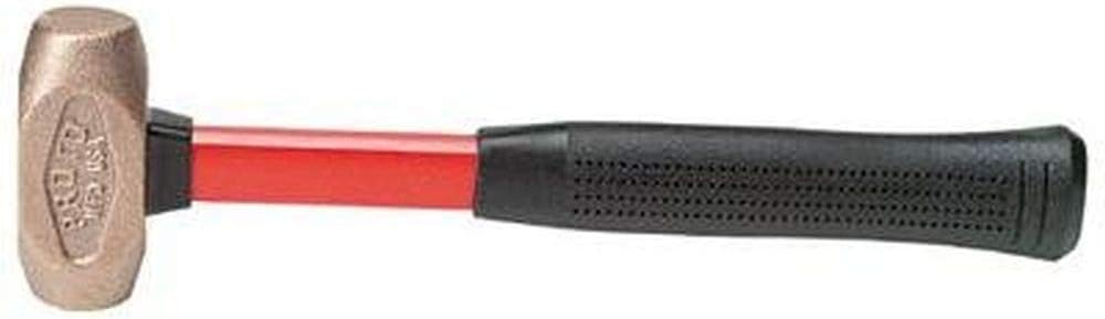 Nonsparking Sledge, 4 lb, 12 In, Fiberglass