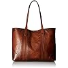Frye womens Melissa Shopper Shoulder Handbag, Cognac, One Size US