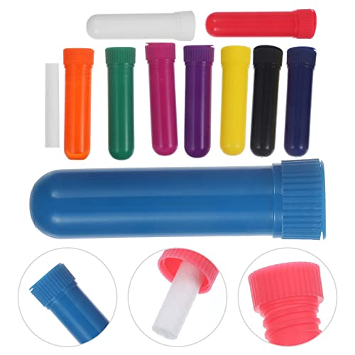 Pipetas Nasais de inalação vazios recarregáveis em para problemas respiratórios Óleos essenciais ou