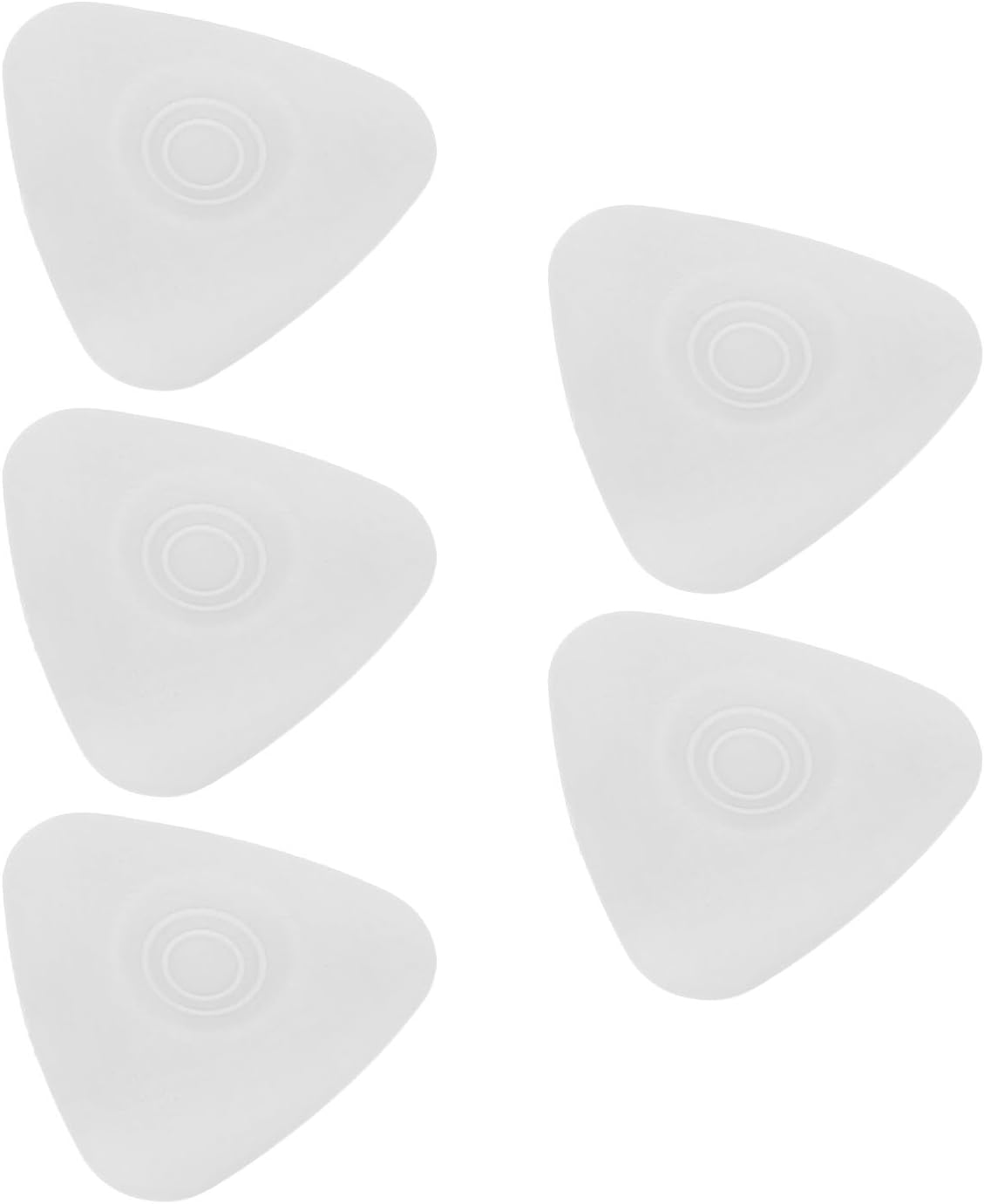 YARNOW 5PCS White Eraser for Pencil - 1.8x1.8 Inch Triangular White Art Sketching Erasers with Grip for Drawing Painting Engineering Architecture Drafting