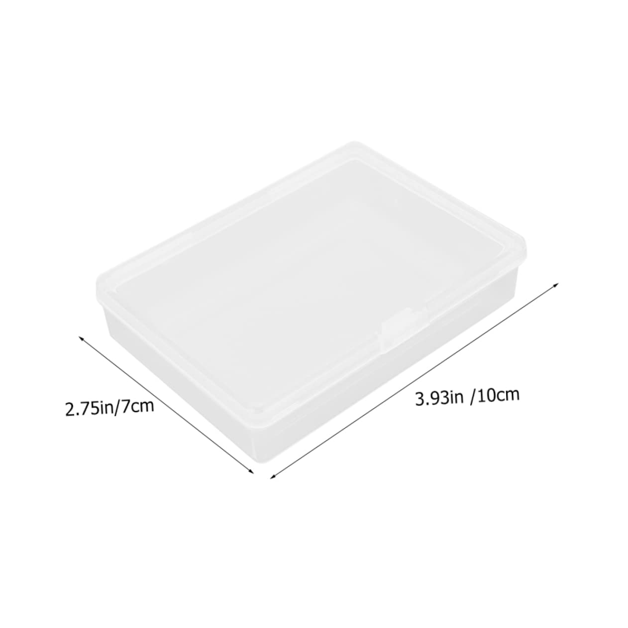 Toyvian 10pcs Storage Cases for Material Lightweight and Easy to Use for Organizing Game Cards and Decks Clear Design for Easy Viewing