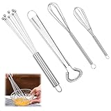 Setinhalt: Sie erhalten 4 schneebesen. Enthalten sind: 1 schneebesen mit kugel (4,7 x 25 cm), 1 mini-schneebesen (2,5 x 18 cm), 1 mini-schneebesen (2,5 x 13 cm) und 1 rührbesen (3,8 x 21 cm). Das mini schneebesen-set ist der ideale küchenhelfer.