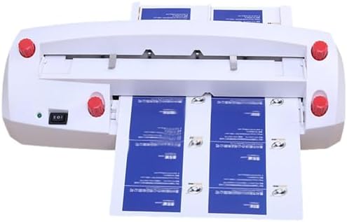Electric Business Card Cutter, Adjustable Trimmer with Double Paper Feed for Printing Shops, Efficient 50RPM Speed
