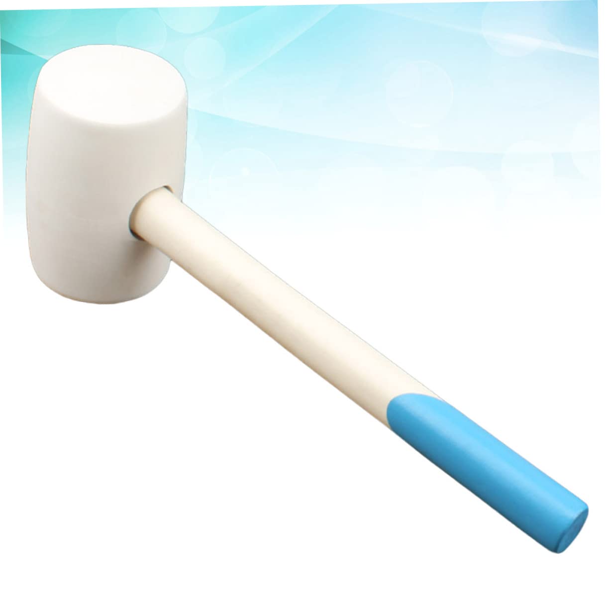 LIFKOME Carpenter Hammer Wooden Handle Rubber Mallet Tile Installation Tool 24oz Hammer