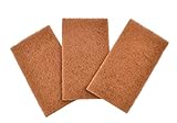 Full Circle Neat Nut Walnut Shell Scouring Pads, Non-Scratch, Set of 3 (Pack of 6)