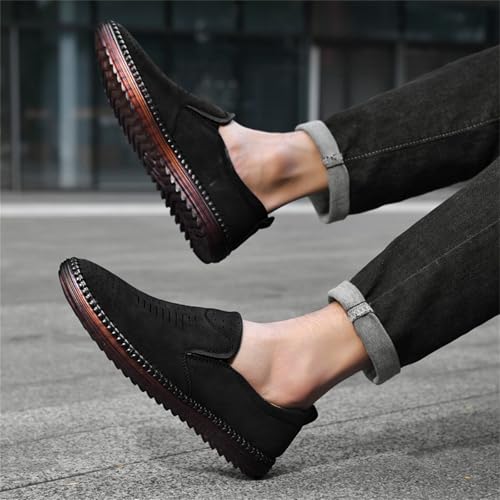 Men's Slip-On Orthopedic Leather Dress Loafers -Anti-Slip, Breathable & Comfortable with Arch Support for All-Day Wear2