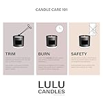 Lulu Candles | Jasmine, Oud & Sandalwood | Luxury Scented Soy Jar Candle | Hand Poured in The USA | Highly Scented & Long Lasting (9 Oz.) - Image 4
