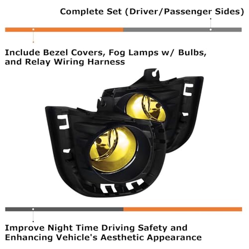 Set completo luces antiniebla JDM lente amarilla con H11 miniatura 2