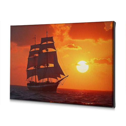 Impression sur toile voilier de qualité supérieure pour salon