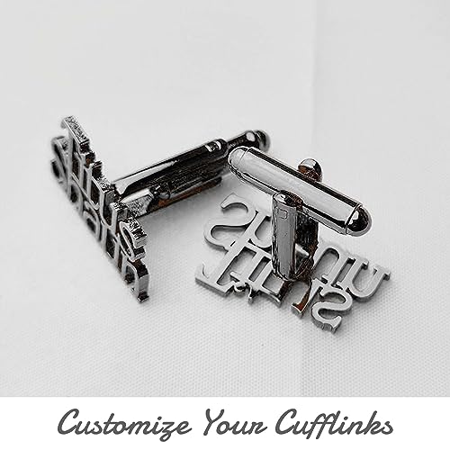 Mancuernillas personalizadas grabadas para hombre miniatura 7