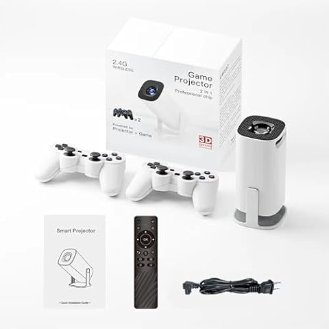 P30 Max 4K Gaming Projector with Controllers Cover